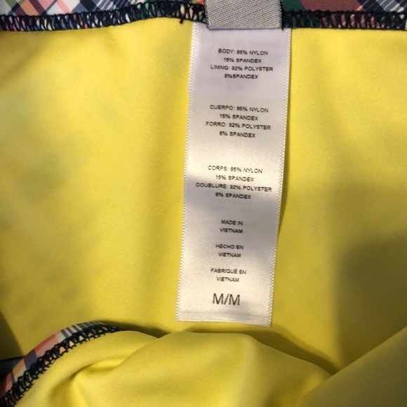 Sperry Bikini Bottom Plaid NEW M - Picture 6 of 6